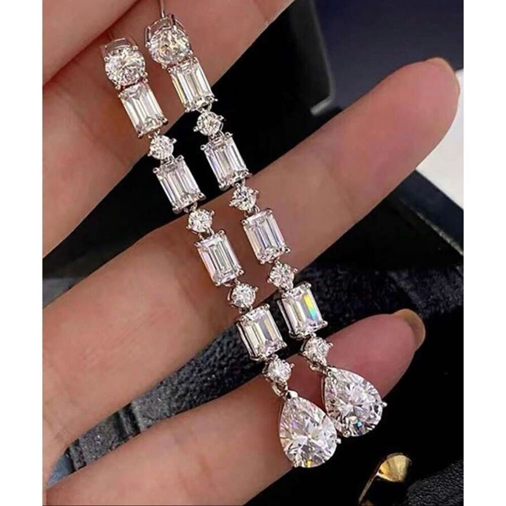 CZ Dangle Earrings